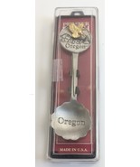Oregon Pewter Finish Souvenir Collector Spoon, Gold Eagle - $287.82 MXN