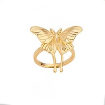 Butterfly ring, butterfly jewelry, butterfly, gift for her, gold butterf... - £18.67 GBP