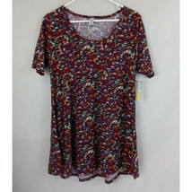 NWT LuLaRoe Perfect T With Multi-Color Pebbles Design Size XXS - £12.25 GBP