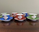 Vintage Demitasse Coffee Tea Mugs Cups | Expresso & Turkish Set of 6 - £64.55 GBP