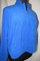 Juicy Couture blue zip up terry jacket with pockets, Plus size 3X, NWT - $39.99