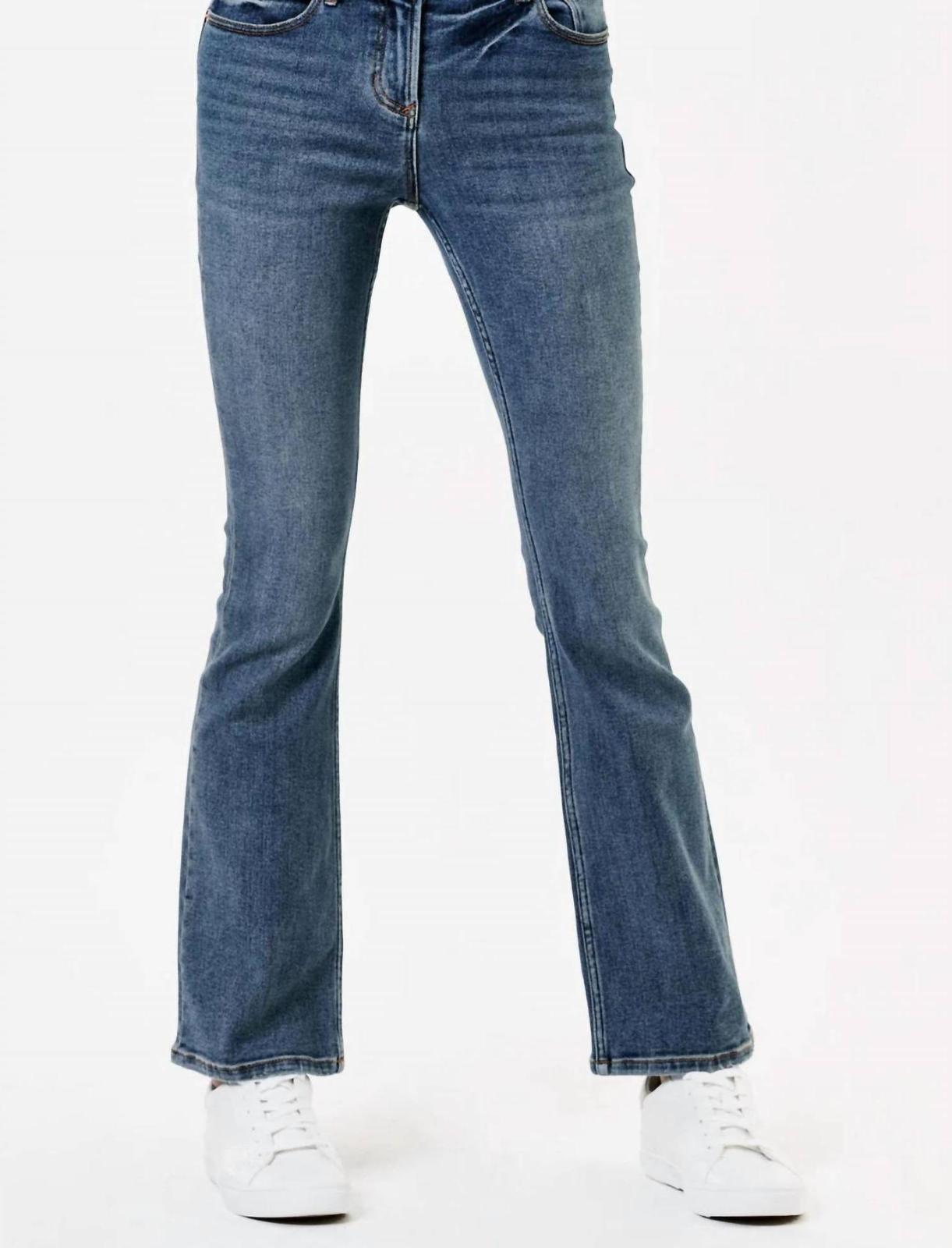 Dear John Denim Jax Mid Rise Bootcut Jeans - Silverdale Blue - $61.00