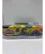 Hasbro Play-Doh Modeling Compound 4 Pack Colors Orange Blue Green Yellow... - $7.97 CAD