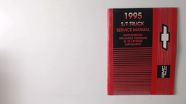 1995 S/T S-10 S10 Truck Supplemental Inflatable Restraint Factory Service Manual - £7.33 GBP