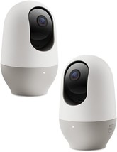 Nooie Security Camera Indoor Two Pack, 360-Degree Ip Camera, Sd Card And Cloud. - £79.68 GBP