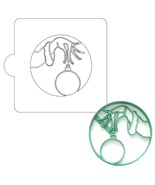Grinch Holding Ornament Stencil And Cookie Cutter Set USA Made LSC4106 - $8.12 CAD