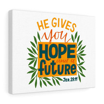   Hope And A Future Jer 29:11 Bible Verse Canvas Christian Wall  - £60.04 GBP+