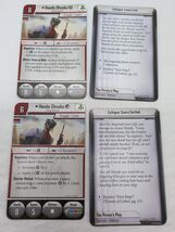 (4) Star Wars Imperial Assault Hondo Ohanka Villain Pack Cards - $126.94 MXN