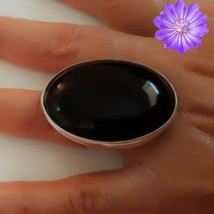 Black Onyx Gemstone 925 Silver Ring Handmade Jewelry Ring All Size - £7.46 GBP