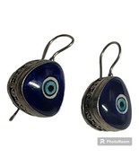 Vintga Sterling Silver 925 Evil Eye Eerring - $160.36 CAD