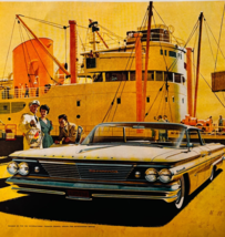 1960 Pontiac Bonneville Advertisement Wide Track Automobilia Vintage DWXX2 - $29.99