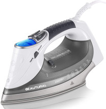 1800-Watt Steam Iron With Digital Lcd Screen, Double-Layer And Ceramic - $94.99