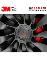 Tesla Model 3/Y/S/X Uberturbine / Cyberstream / Arachnid Wheel Decals Stickers - $14.99