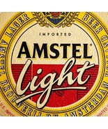 Amsterdam Light Vintage Holland Lager Coaster Cardboard Brewery Collecti... - $27.32 CAD