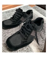 Calvin Klein Men&#39;s Barber Lace-Up shoes size 8M Black/Gray - $61.39 CAD