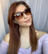 New Fashionista Gradient Brown Gradient Men's Women's Sunglasses  - $9.99