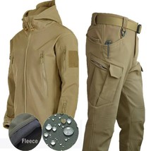 Winter Autumn   Jacket Suit Men Army Soft  Waterproof Jackets Fishing Hi Camping - £95.68 GBP