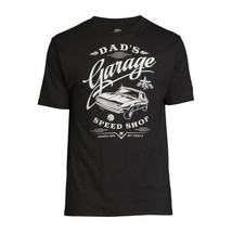 Way To Celebrate Men&#39;s Father&#39;s Day &#39;Garage Speed Shop&#39; Graphic T-shirt Black XL - £12.73 GBP