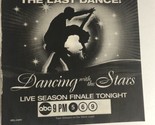 Dancing With The Stars Tv Guide Print Ad Reality Show TPA8 - $5.93