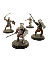 Games Workshop Uruk-hai Warriors 4 Painted Miniatures Hobgoblin Half-orc - £43.45 GBP