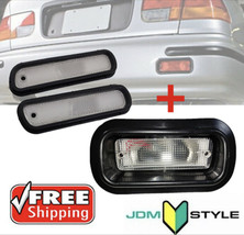 Rear Bumper Bulb Fog Light Lamp &amp; Side Marker Clear Accord Civic Acura Prelude - £52.97 GBP