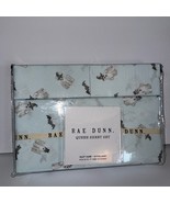 New Rae Dunn 4 Piece Queen Sheet Set Halloween Blue Multi Ghosts Top Hat... - $910.98 MXN