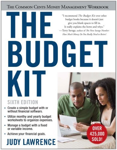 The Budget Kit: The Common Cents Money Management Workbook Lawrence, Judy - $18.99