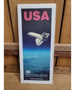 1989 AAA USA Vintage Street Map  NASA Space Shuttle Erik Simonsen-H Arms... - $18.98 CAD