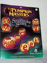 Halloween Pumpkin Masters Spooktacular Scene Carving Pattern Book Jack-O-Lantern - £9.64 GBP