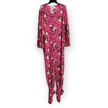 PJ Couture Footie Footed Fleece 1 PC Pajamas Pink Penguins Size Large NEW NWT - £36.16 GBP