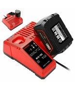 MILWAUKEE M18 RED LITHIUM battery HIGH OUTPUT CP3.0 STARTER DUAL CHARGER... - $166.00 CAD