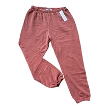 Perfectwhitetee women&#39;s johnny french terry slouchy jogger in Poppy - $66.00