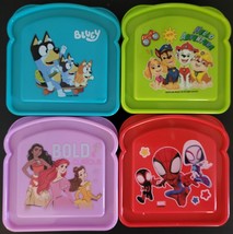Sandwich Containers Children Bluey, Paw Patrol, Disney, Marvel, Select T... - £2.78 GBP