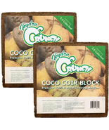 Coco Coir Block 2.5cu ft. 15 gal. 2 Pack Soil Enhancer Amendment Organic... - $35.05