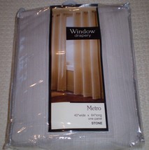 Window Drapery Metro Color Stone, Single Panel - $19.75