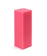 CPZ-156-12-0 3 x 9 in. Square Pillar Candle, Hot Pink - 12 Piece - $170.27