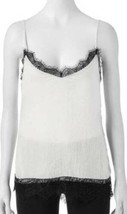 Womens Camisole Junior Girls Heart &amp; Soul Lace Trim Ivory White Cami Top $36-  M - £7.16 GBP