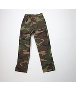 Vintage 90s Streetwear Boys 14 Faded Wide Leg Camouflage Pants Trousers USA - $941.50 MXN