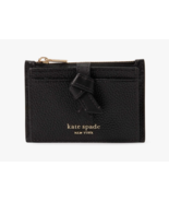 Kate Spade Knott Zip Card Holder Bifold Leather Wallet ~NWT~ Black - $64.35