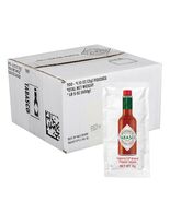 TABASCO® Brand Pepper Sauce Single Serve Packet 200 Qty New - $18.95