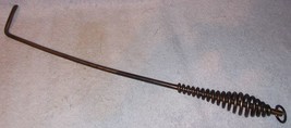 Vintage Stove Fireplace Wood Fire Poker Tool 18 inch Wire Coil Handle - $29.95