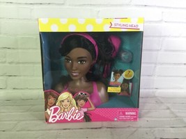 Barbie Styling Head Doll Fab Friends African American Black Hair 7 Piece Toy NEW - £21.76 GBP