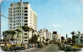 Tropical Collins Avenue Looking South Showing the Martini Que Delmonica ... - £5.03 GBP