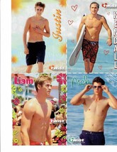 Justin Bieber Liam Hemsworth Nck Jonas Kendall teen magazine pinup clipp... - £2.78 GBP