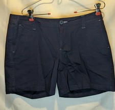 Natural Relections Women&#39;s Size 8 Navy Blue Shorts Bass Pro Shop 100% Cotton - £14.64 GBP