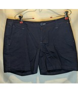 Natural Relections Women&#39;s Size 8 Navy Blue Shorts Bass Pro Shop 100% Co... - £14.69 GBP