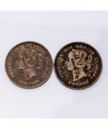 Lot of Two Canada 5C Silver Coins, Including 1891 in VF, 1897 in XF Cond... - €62,99 EUR
