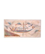 Fresco Ships And Dolphins Thira Santorini Museum Copy 1500 B.C. Greece P... - €80,44 EUR