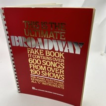 The Ultimate Broadway Fake Book - £8.69 GBP