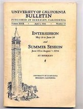 University of California Intersession &amp; Summer Session Bulletin 1936 Ber... - £23.17 GBP